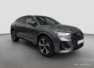 Audi Q3 Sportback 45 TFSI e S line 2022 gris Daytona, frontal tres cuartos