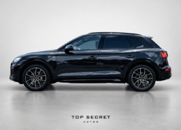 Audi Q5 55 TFSI e quattro S line 2023 negro, vista lateral
