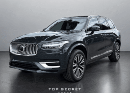 Volvo XC90 T8 Recharge 2021 gris, vista frontal